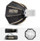 ZHIYUN 14.17 pollici 40D MINI Softbox ottagonale ZY Mount [Ufficiale] Piegatura rapida Installazione rapida con diffusori/griglia a nido d'ape Compatibile con X100 X60 Serise CX100 G60 CX50