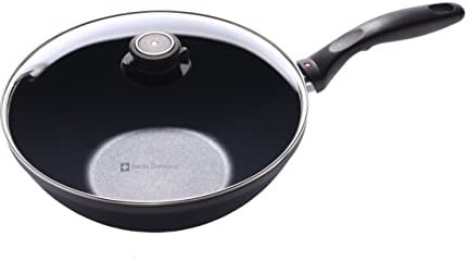 Swiss Diamond 28cm Wok mit Deckel und Grill
