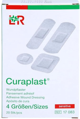 Curaplast sensitiv Strips sortiert zur Versorgung kleinerer Verletzungen im Alltag, 20 St. Pflaster