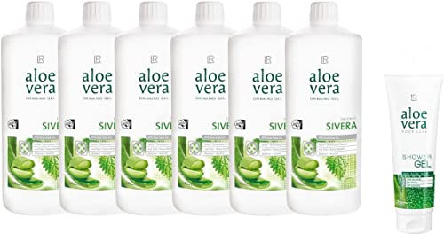 6x 1 Liter Aloe Vera Drinking Gel Sivera - Brennnessel