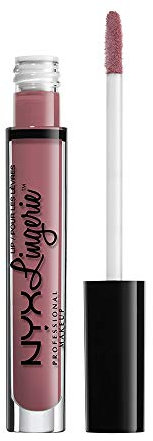 NYX Professional Makeup Lip Lingerie Liquid Lipstick, Creamy and Matte Finish, Long Lasting, Vegan Formula, Shade: Embellishment