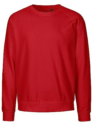 Spirit of Isis Neutral Sweatshirt, 100% Bio-Baumwolle. Fairtrade, Oeko-Tex und Ecolabel Zertifiziert, Textilfarbe: rot, Gr.: S