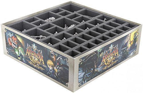 Feldherr Schaumstoff-Set kompatibel mit Arcadia Quest Brettspielbox