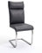 123wohndesign 2 Stühle Rabea, Schwinger, Schwingstuhl, Freischwinger, grau