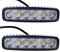 Greenmigo 2pcs 18W LED Arbeitsscheinwerfer weiß 12V 24V Reflektor Work Light Bar Scheinwerfer Arbeitslicht Offroad Arbeitslampe