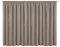 JEMIDI Vorhang blickdicht 300x245cm - Gardine mit Kräuselband Universalband - 100% Polyester Schal lang für Wohnzimmer Schlafzimmer - hellbraun