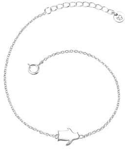 GLANZSTÜCKE MÜNCHEN Damen-Armband Pinguin Sterling Silber 17 + 3 cm - Silberkettchen mit Anhänger Pinguin Armkettchen Silber Freundschaftsarmbänder