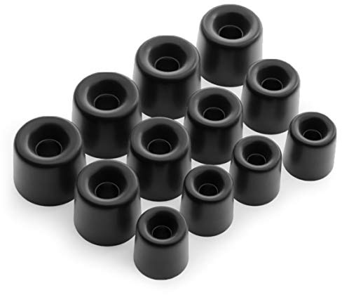 Okuli Set of 12 Memory Foam EarBuds Ear Tips For Earphones (Small, Medium, Large) - 5.5mm