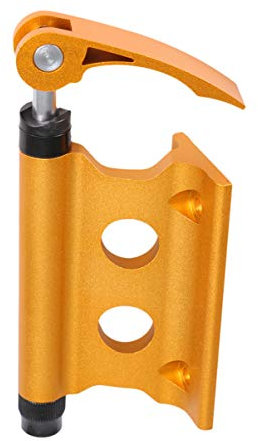 VOSAREA 1pièces Support De Fourche De Vélo Monture De Fixation pour Roue Accessoire De Transport Stockage pour Voyage Plein Air Jaune