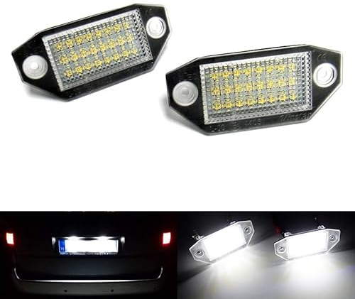 2 x LED Kennzeichenbeleuchtung weiß Canbus für 2000–2007 Mondeo MK III