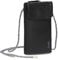 Zwei Handytasche zum Umhängen Mademoiselle.M MP30 Smartphone-Etui & Geldbörse 2-in-1, umlaufender Reißverschluss, längenverstellbarer Riemen, Mini-Handtasche 19 x 10 x 3 cm (Noir)