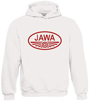 Textilhandel Hering Kapuzenpullover - Jawa Motorrad Fans Fun