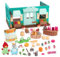 Li’l Woodzeez – Animal Figurine Playset – Toy General Store – Mini Furniture & Play Food – Storybook Included – 3 Years + – Honeysuckle Hollow General Store - Deluxe