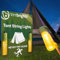 Brightz TentBrightz LED-Zelt-Lichterkette für Abspannseile, 2 Stück – Glamping-Campingzubehör für Zelt, Camper, Zelt, Camping-Lichter, Zeltlichter, Campingausrüstung – nie wieder auf Ihre Zeltsaiten