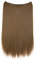 CAISHA 50cm 1 Tresse Extension mit Gummiband Extensions Haarverlängerung Haarteil Glatt Hellbraun E112