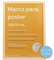 Nacnic - Pack 4 cadres en bois MDF blanc et verre acrylique | Protection et présentoir de photos, feuilles, affiches, tableaux et décoration pour salon, chambre ou bureau | 50 x 70 cm