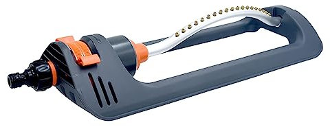 Aspersor oscilante a prueba de óxido para césped grande, aspersor de riego oscilante a prueba de óxido para césped grande