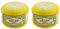 2 x 250 g Alize Bella Batik Ombre Strickwolle Farbverlauf, 500 Gramm Strickgarn 100% Baumwolle, Farbverlaufswolle (gelb 7414)