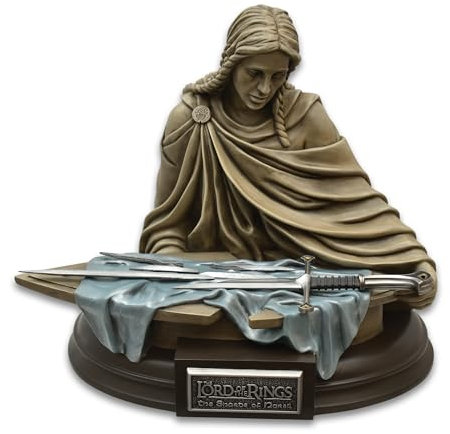 United Cutlery Shards of Narsil Statue | Lord of The Rings Officially Licensed | 1/5 Scale Miniature Collectible | Hand Painted Polyresin | LOTR Merchandise with Certificate of Authenticity Included