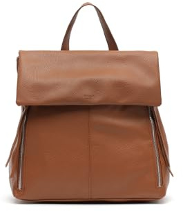 MISAKO Liba mochila grande con solapa Mujer - Liba Camel 30 X 29 X 14 cm