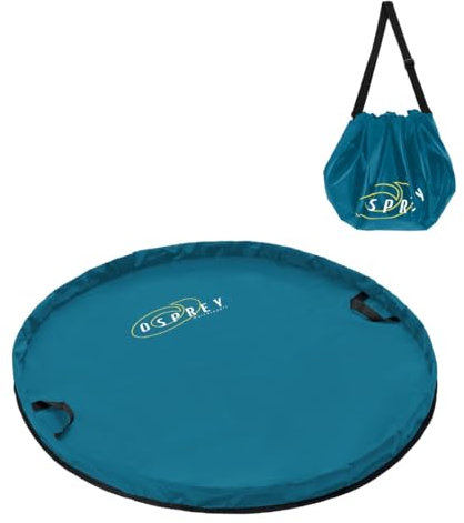 Osprey Wetsuit Changing Mat | Waterproof Outdoor Surfing Changing Bag, Folding and Water Resistant, Travel Bag, Teal, One Size