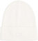 Calvin Klein Damen Strickmütze Embroidery Fine Rib Beanie Warm, Weiß (Lily White), Einheitsgröße