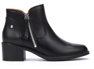 Pikolinos Stiefeletten mit Absatz in Leder BACAROT für Frauen Farbe Black