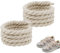 Wekuw Cordones para Air Force 1, 1 Par Cordones Gordos Rope Laces 8 mm Cordones Zapatillas Gruesos Rope Laces Cordones Gordos Big Rope Laces Torcidos de Algodón, Para Cordones de Bricolaje (Beige)