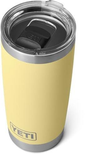 YETI Rambler, Edelstahl, Becher, Daybreak Yellow, 20 oz (591 ml)