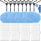 EATBALE Kit di accessori di ricambio per Cecotec Conga 999 Origin X-Treme/Genesis, per EICOBOT BR150, per BENICO G20 Robot Aspirapolvere, 8 x spazzole laterali, 4 x filtri HEPA, 4 x tamponi Mop