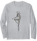 Ballet Dancer Zebra Ballerina Dance Women Girls Animal print Long Sleeve T-Shirt