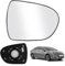 GLYGLY Spiegelglas Ersatz für Hyundai i40 2012-2020, Außenspiegel Glas Asphärisch, Außenspiegel Verstellbar Geeignet ABS Seitenspiegelglas,Right