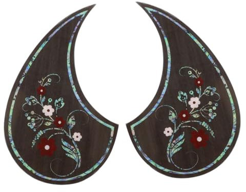 JOINPAYA 2stücke Schutzfolie Für Akustikgitarre Gitarren-pickguard-aufkleber Gitarrenzubehör Akustikgitarrenteile Gitarren-schutzaufkleber Schlagbrett Für Gitarre