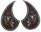 JOINPAYA 2pcs Gitarre Schlagbrett Aufkleber Akustische Gitarre Teile Gitarre Zubehör Gitarre Schutz Aufkleber