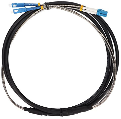 Rankomu Cavo ottico in fibra ottica 3 M SC a LC Single Mode Blindato Patch Cord per Ethernet Data Center, 3 metri di lunghezza, ad alte prestazioni Cavo ottico