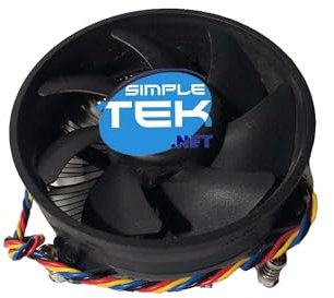SIMPLETEK - Ventilador Disipador CPU Original | LGA115X, 1156, 1155, 1150, 1151 | Refrigeración Eficaz (Reacondicionado)
