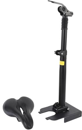 Oreilet Elektroroller Sitzsattel, Verstellbarer Faltbarer Sattelsitz, Elektroroller Sattelsitz, Elektroroller Sattel, Kompatibel mit M365 1S Lite-Zubehör (Black)