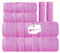 Casa Copenhagen Eono 6-teiliges Premium-Handtuch-Set – Rosa, 2 große Badetücher, 2 große Handtücher, 2 Waschlappen, superweiche ägyptische Baumwolle für Hotel & Spa, Badezimmer, Küche, Dusche