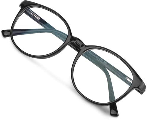 Ymmott Blaulichtfilter Brille Damen Computerbrille ohne Sehstärke mindert Augenbelastung Blaufilter Gaming Brille Transparent für Damen