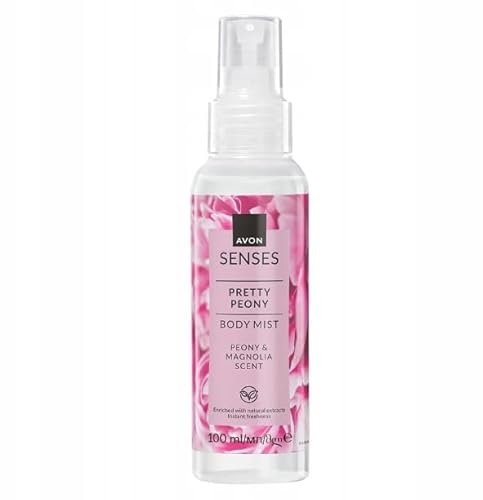 Avon Senses Pretty Peony, Pfingstrose & Magnolie, Körperspray, 100 ml