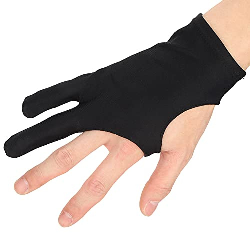 ZDETGU 2-Finger-Malhandschuhe für Digitale Künstler, Rutschfest und Touchscreen-kompatibel, Skizzenhandschuhe für Tablets, Grafikdesign und Arbeit, Atmungsaktiv, Künstlerbedarf (M)