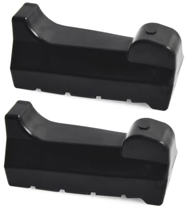 Pour Yamaha YBR 125 Repose-pieds Avant Gauche/droite Moto Guidon En Caoutchouc Noirs FIXCOR