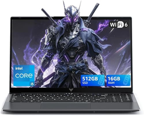 Tivique 15.6 Gaming Laptop with 12th Core i5-12600H Processor to 4.5GHz