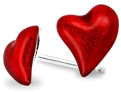 Heartbreaker Crown of my Heart Ohrringe Herz I Edler Schmuck aus 925 Sterling Silber I Nickelfreie Herz-Ohrstecker inkl. Verpackung I In Goldschmiedequalität gefertigt I LD LP 23 RM