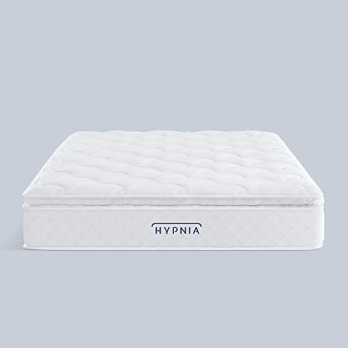 HYPNIA Matelas Bien-être Suprême | Mousse à mémoire de Forme Ressorts ensachés | Accueil Moelloeux Soutien Equilibré - 160x200cm