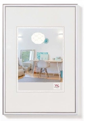 walther design Marco de fotos plata 60 x 90 cm Marco de plástico New Lifestyle KV090S