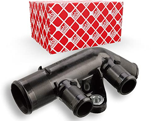 febi bilstein 17929 Kühlwasserflansch für Motorblock, 1 Stück | Kompatibel mit: CITROËN BERLINGO / BERLINGO FIRST Großraumlimousine (MF_, GJK_, GFK_