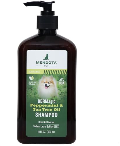 DERMagic Peppermint & Tea Tree Oil Shampoo, 18 fl oz