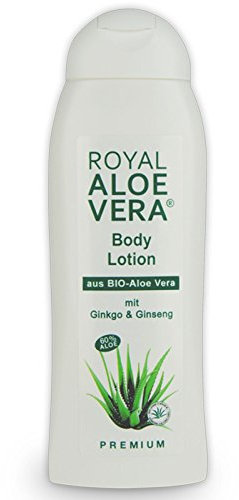 Royal Aloe Vera Body Lotion mit Ginko, Ginseng, 60% Bio Aloe Vera, Körper Lotion (1)