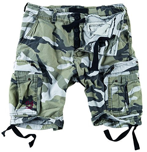 Surplus Raw Vintage Airborne Vintage Homme Cargo Shorts, Urban, XL